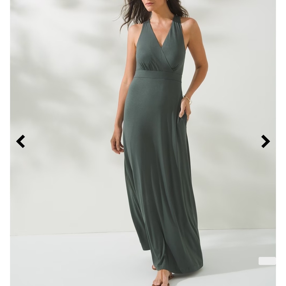 Soma Soft Jersey Halter Maxi Bra Dress XL